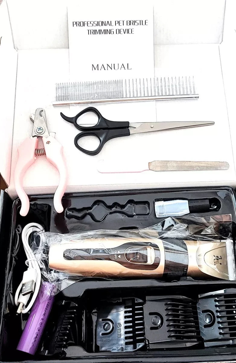 Set corta pelo para mascotas