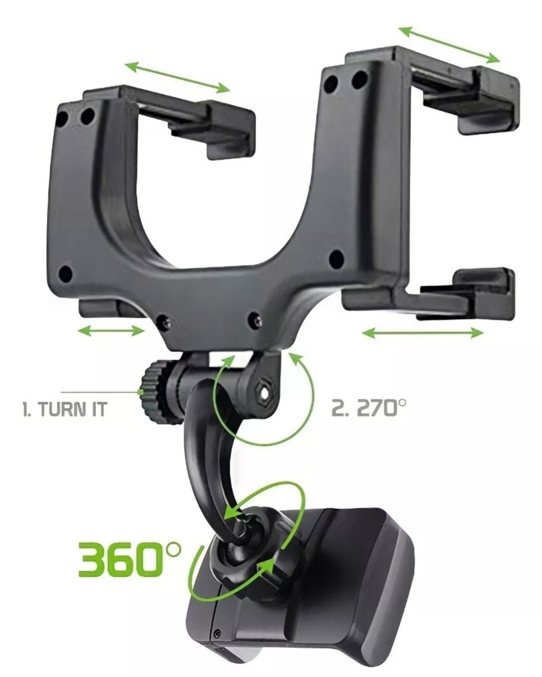 Soporte de Teléfono Espejo Retrovisor