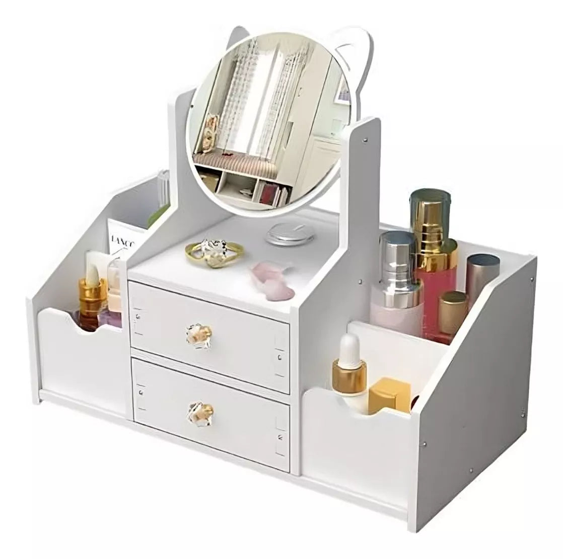 Organizador Con Espejo Gatito